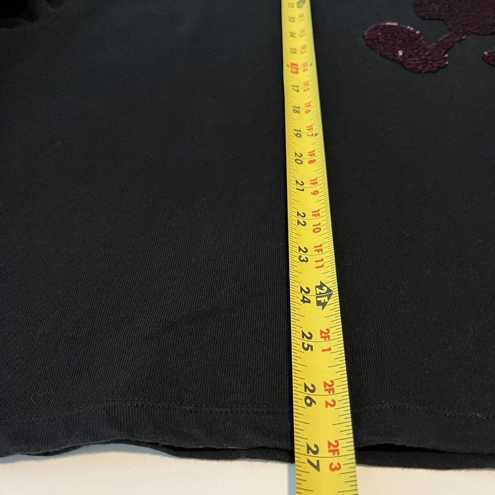 Disney Parks Disneyland Reversible Sequin Mickey Mouse Black Sweatshirt Size 1X - Picture 13 of 16